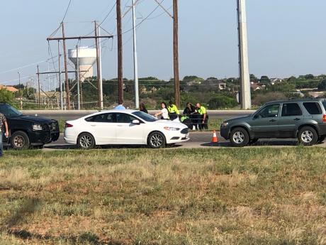 Fatal Motorcycle Crash on Loop 306 (LIVE! Photo/Sonia Ramirez)