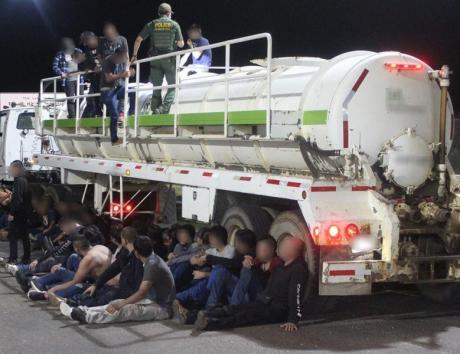 Illegal Aliens Hidden in Tanker Truck (Contributed/CBP)