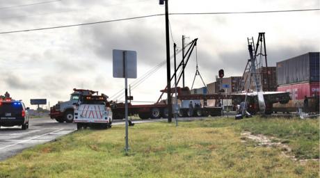 Train vs Semi | Courtesy of CBS7
