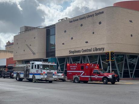 Child Injured in Downtown Hit and Run (LIVE! Photo/Matt Trammell)