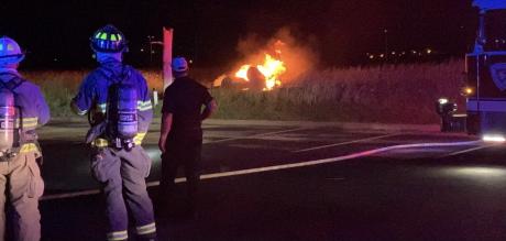 Fire Near the Heights Church