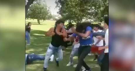 Students Of Central High School Brawl At The Local Golf Course