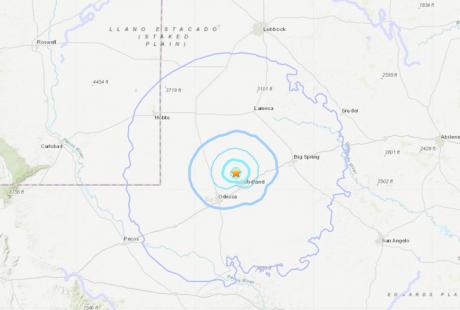 Midland Earthquake 7Sept21 3.5 (Contributed/USGS)