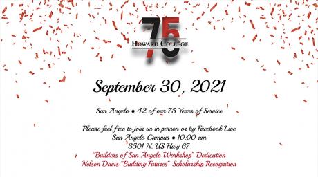 Howard College 75th Anniversary 