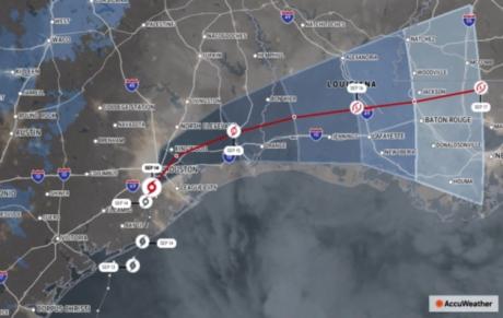 Hurricane Nicolas Path (Contributed/Accuweather)