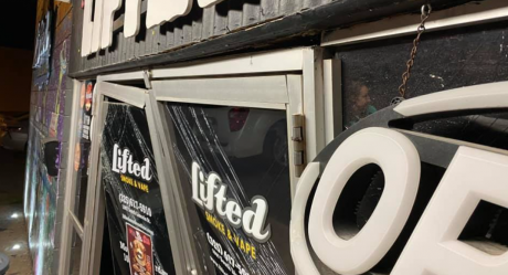 Lifted Smoke and Vape's Front Doors Destroyed