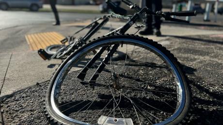 An elderly bicyclist was transported to Shannon on Wednesday afternoon after attempting to cross at the intersection of 29th Street and Bryant Ave.