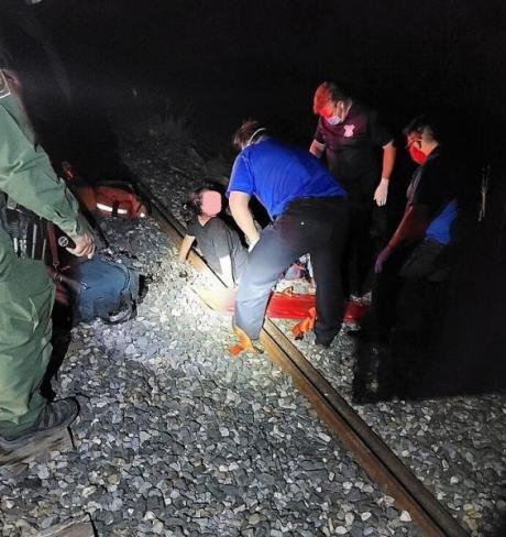 CBP Train Injury Laredo (Contributed/CBP)