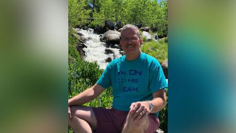 Darin K. Johns, the band director of the Andrews High School Mustang Band