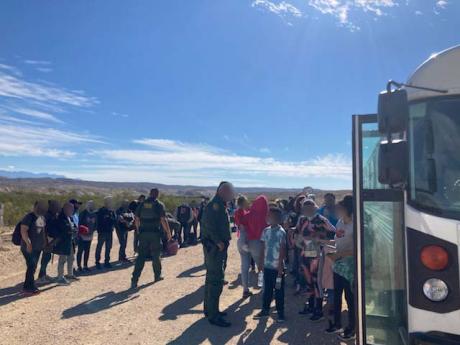 Large Group of Illegal Aliens Arrested in Big Bend National Park (Contributed/CBP)
