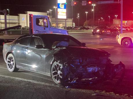 Crash Near Best Buy on Sherwood Way (LIVE! Photo/James Bouligny)