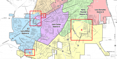 2021 City Redistricting Map Proposal (Contributed/COSA)