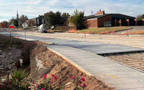 Sidewalks Being Installed at the Red Arroyo and Southwest Blvd.