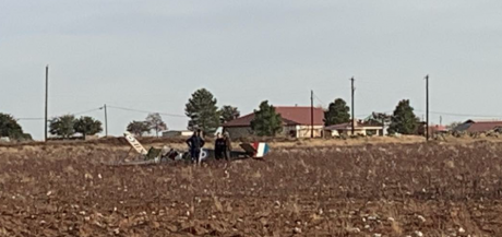 Midland Biplane Crash