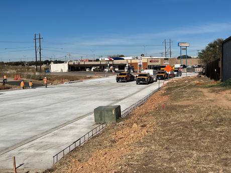 Workers Put Finishing Touch on Southwest Blvd Concrete (Live! Photo/Yantis Green)