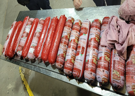 Illegal Alien Bologna Seized in El Paso (Contributed/CBP)
