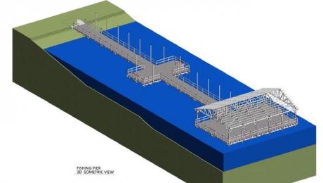Lake Nasworthy Pier Concept Drawing (Contributed/COSA)
