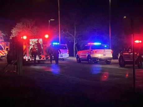 Man Pulled from Submerged Vehicle in Concho River (LIVE! Photo/Matt Trammell)