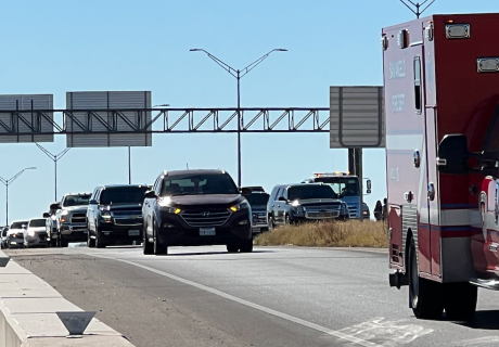 Crash on Houston Harte Expressway Above Arden Road on Jan. 2, 2022
