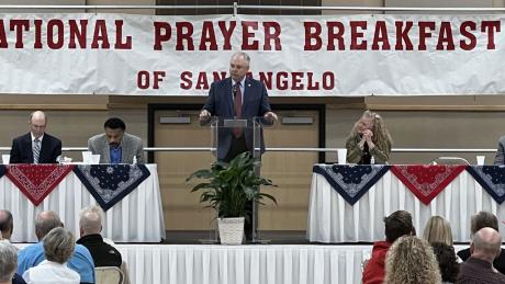 Rep. Drew Darby addresses the 2022 National Prayer Breakfast 