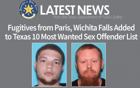 DPS Sex Offender Fugitives (Contributed/DPS)