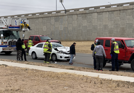 Crash at 7th and North Bryant