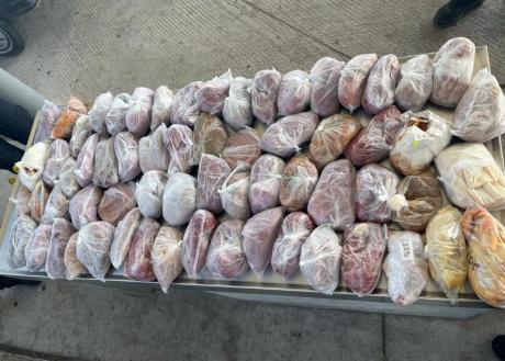 117 Pounds of Illegal Pork from Mexico (Contributed/CBP)