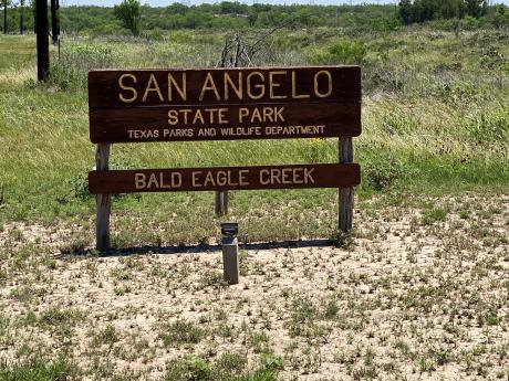 San Angelo State Park Sign (LIVE! Photo/Yantis Green)
