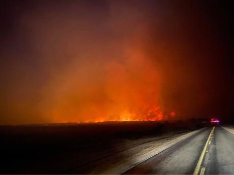 The Eastland Complex wildfires, taken by the Texas A&M Forest Service
