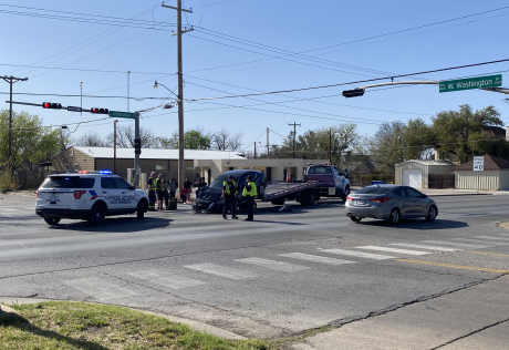 Crash in Front of Desiree's
