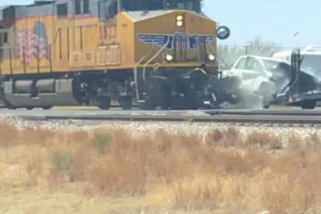 Train Crash Near Midland