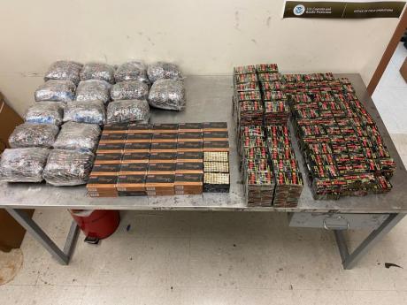 16,000 Rounds Confiscated at the Border (Contributed/CBP)