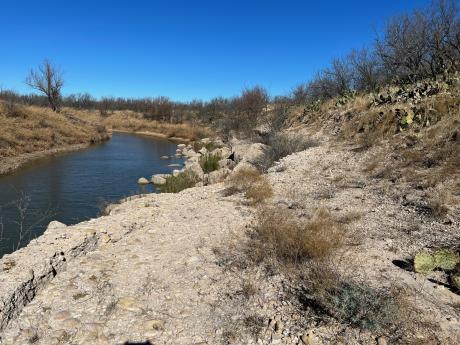 Hiking Trail @ N. Concho River San Angelo State Park (LIVE! Photo/Yantis Green)