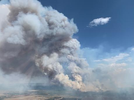 Mesquite Heat Wildfire Near Abilene May 18 2022 (Contributed/Chuck Gardner)