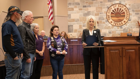 San Angelo City Council Motorcycle Awareness Month 2022 (Contributed/TxDOT)