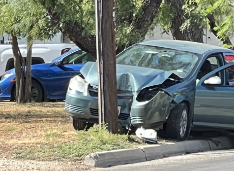 Crash at E Avenue A and Rust St. on May 12, 2022