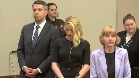 Amber Heard in court on June 1, 2022