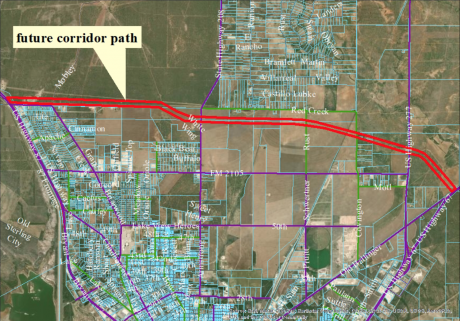 Proposed Interstate Route Around San Angelo 2022 (Contributed/COSA)