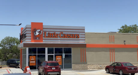 Little Caesar's Pizza at the Corner of South Bell Street and Paint Rock Road