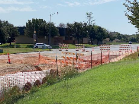 Construction on Southwest Blvd. at Green Meadow 2021 (LIVE! Photo/Yantis Green)