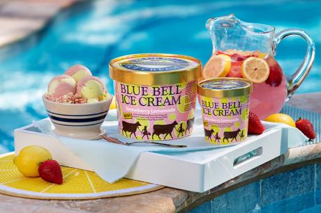 Blue Bell's Limited Batch of Strawberry Lemonade Ice Cream Available Soon in Stores