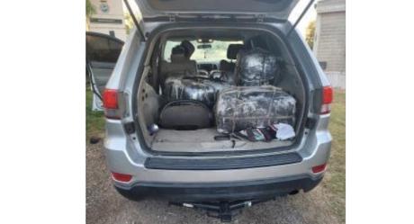 235 lbs Marijuana in a Jeep Cherokee (Contributed/CBP)