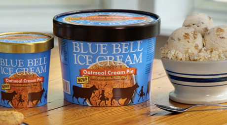 Blue Bell Oatmeal Cream Pie Ice Cream