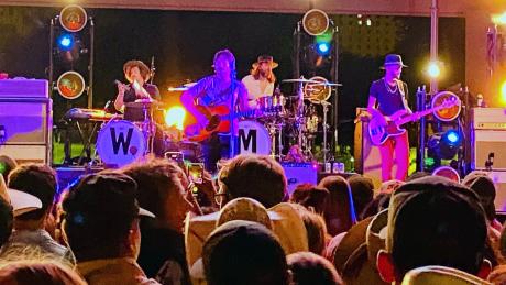 Whiskey Myers performs at the July 30, 2022 concert called Wild West Fest in San Angelo, Texas
