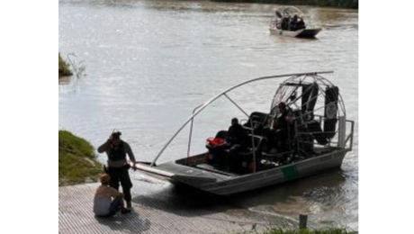 Border Agents Use Air Boat to Rescue Illegal Migrant (Contributed/CBP)