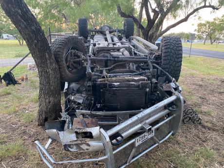 DWI Rollover Crash at Lake Nasworthy (LIVE! Photo/James Bouligny)