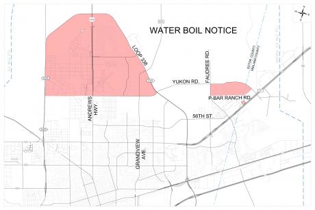 Odessa Boil Water Notice Aug. 24, 2022 (Contributed/City of Odessa)