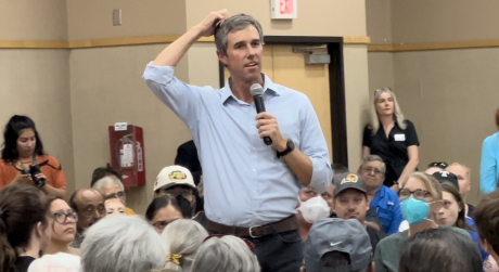 Beto in San Angelo on Aug. 16, 2022