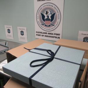 Ketamine Smuggled in Shirt Boxes (Contributed/CBP)