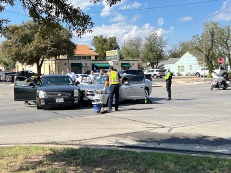 Cadillac Charger Crash Oct. 24 Ave J Bryant (LIVE! Photo/Matt Trammell)